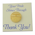 Commitment to Quality lapel pin